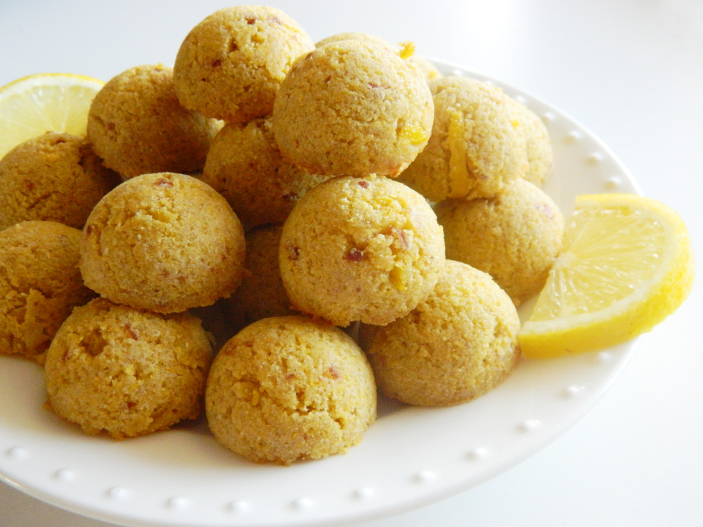 galletas de polenta y limón