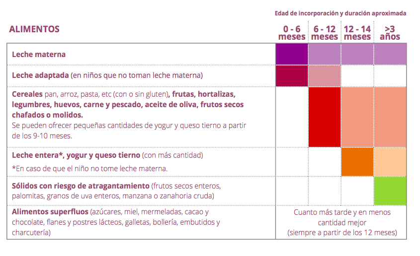 introduccion de alimentos agencia de salud catalana